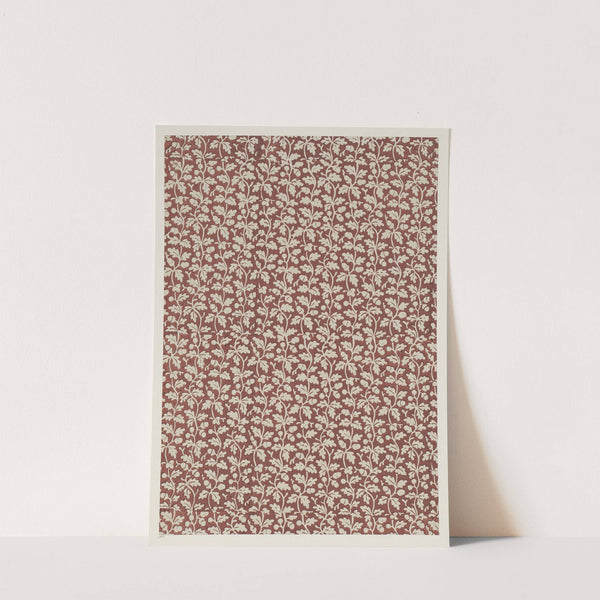 Modeldruckpapier (florales Flächenmuster) by Aktiengesellschaft für Buntpapier u. Leimfabrikation (Aschaffenburg)