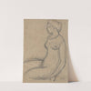 Modèle assis by Aristide Maillol