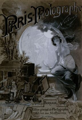 ModÃ¨le pour la couverture du journal Nadar ‘Paris photographiÃ©’