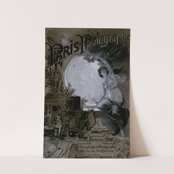 Modèle pour la couverture du journal Nadar &#039;Paris photographié&#039; by Émile-Antoine Bayard