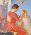 Moderen fletter Barnets Haar