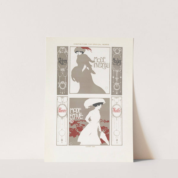 Modern decorative art Vol. II Pl.46 (1910) by Paul Wenzel (Publisher)