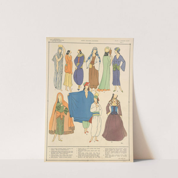 Modern Egypt - Skirts, trouser, draperies by Paul Louis de Giafferri
