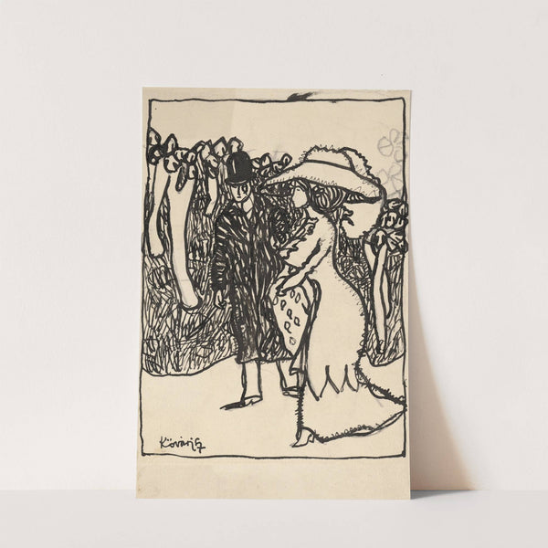 Módna skica IV. (1908–1912) by Konštantín Kövári-Kačmarik