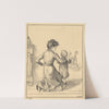 Moeder en kind bij een muur by Willem Pothast