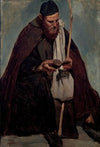 Moine italien assis, lisant (Seated Italian Monk Reading)