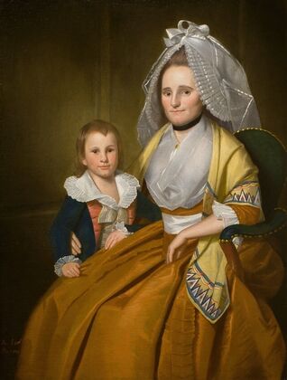 Molly Marsh Seymour (Mrs. Moses Seymour) and son Epaphroditus (1789)