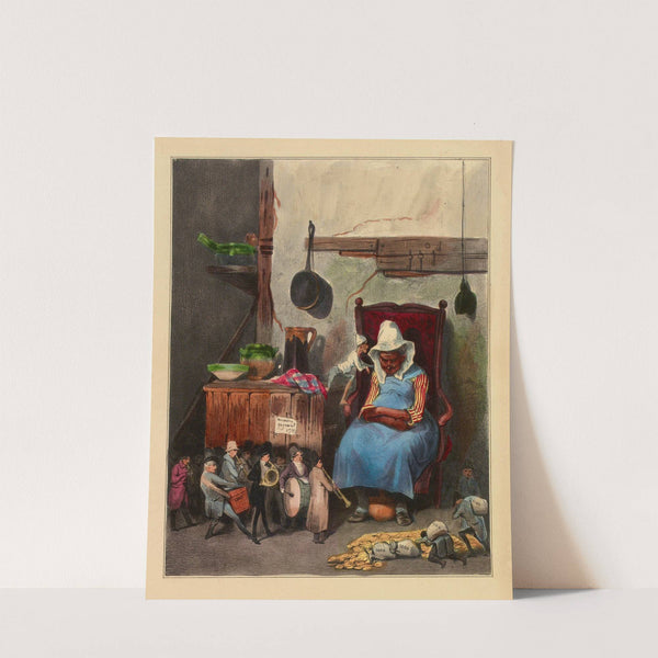 Mon défunt me donne des numéros (1833) by Honoré Daumier