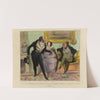 Mon dieu Monseigneur, je suis forcé de partir pour la campagne, permettez que ma femme vous tienne compagnie… (1836-1838) by Honoré Daumier