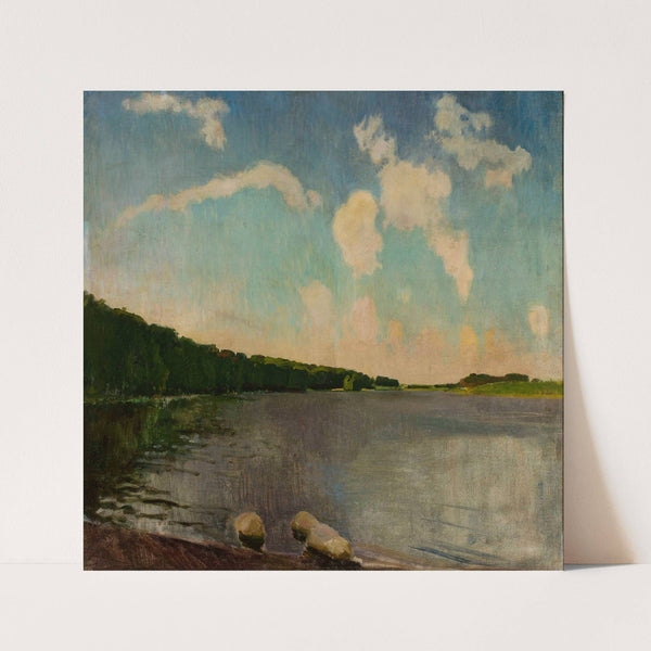 Monastery lake in Kartuzy (between 1920 and 1921) by Konrad Krzyżanowski