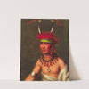 Monchousia (White Plume), Kansa by Charles Bird King