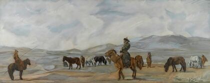 Mongolian Horsemen (1933)