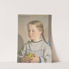 Monika with an apple (1908) by Ernst Würtenberger