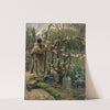 Monk Gardening (1884) by Carl Gustaf Hellqvist