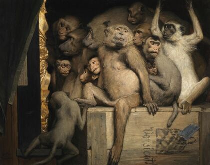 Monkeys as Judges of Art (1889)