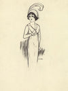 Monna Delza dans ‘La cage ouverte’ de Edouard Bourdet (1912)