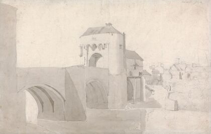 Monnow Bridge, Monmouth, North Wales