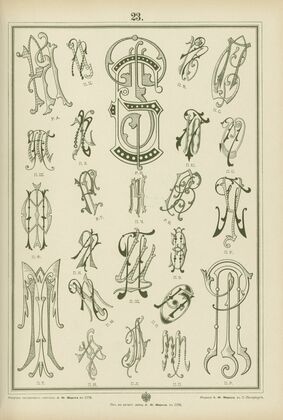 Monogrammy Pl.23