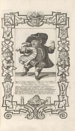 Mons.r Gilles Platfues, Maitre de Danse a l’Academie des Lourdeaux, Pl. 22 (1710-1719)