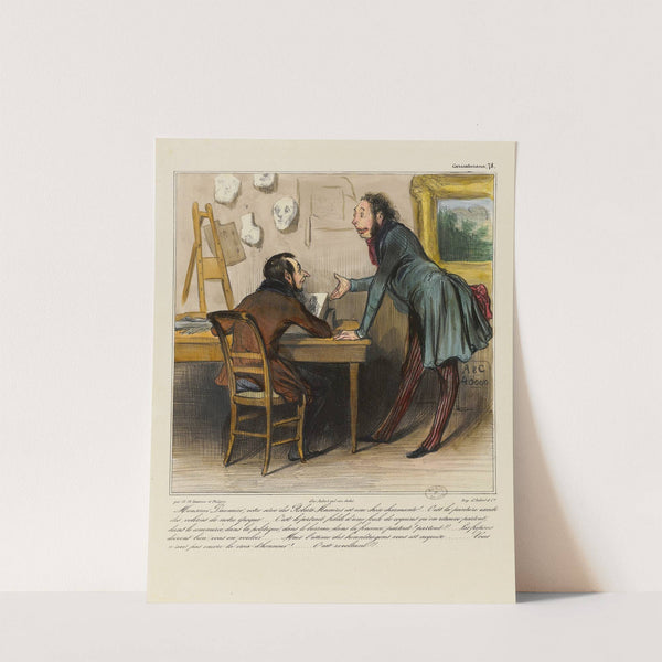 Monsieur Daumier, votre série des Roberts Macaires est une chose charmante (1836-1838) by Honoré Daumier