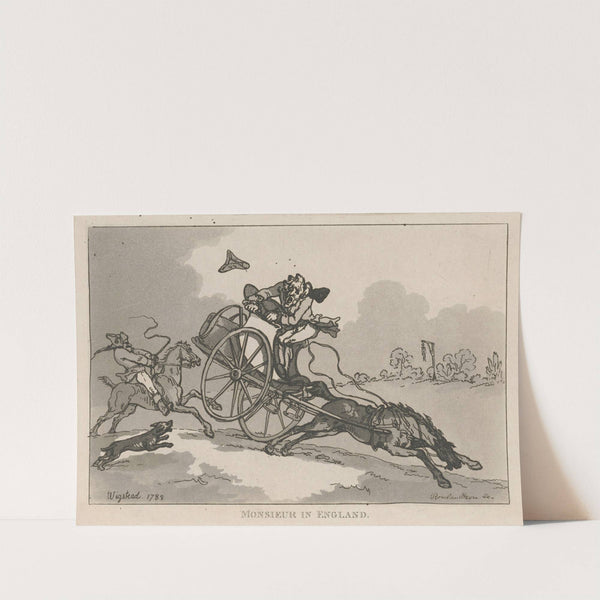 Monsieur in England by Thomas Rowlandson