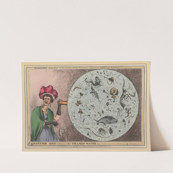 Monster soup commonly called Thames water (1827-1829) by William Heath