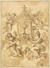 Monstrance Borne by Angels