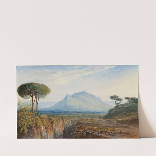 Monte Soratte near Rome by Edward Lear
