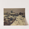 Montmartre, effet de neige. by Georges Chenard-Huché