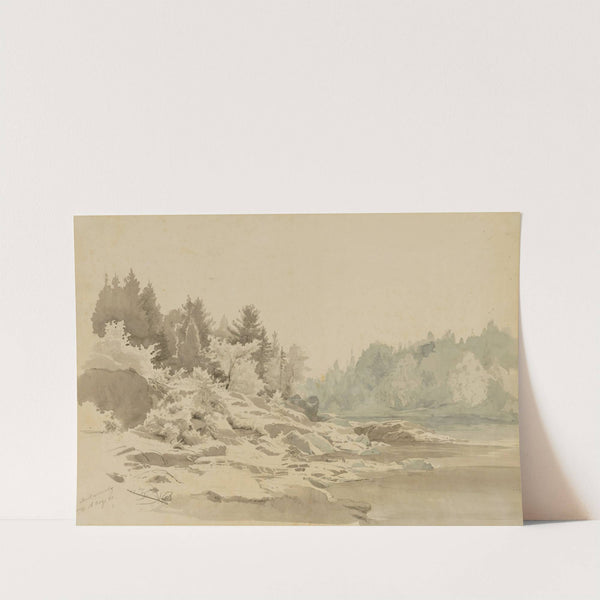 Montmorency River, Quebec by Johann Hermann Carmiencke