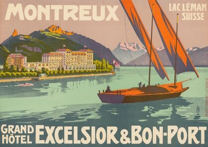 Montreux. Grand Hôtel Excelsior & Bon Port (1907)