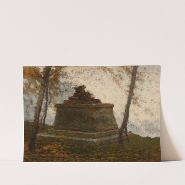 Monument -design for legionaries monument (1916) by Władysław Wankie