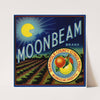 Moonbeam Brand Citrus Label (1940s)