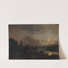 Moonlight Landscape by Aert van der Neer