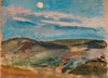 Moonlit hill