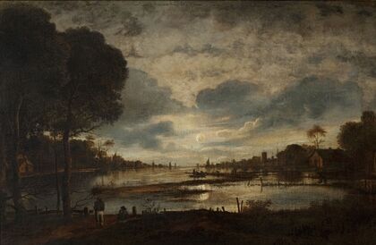 Moonlit landscape