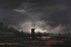 Moonlit Landscape With A Windmill