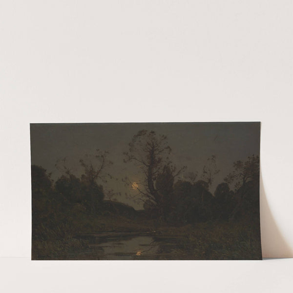 Moonrise (1885) by Henri-Joseph Harpignies