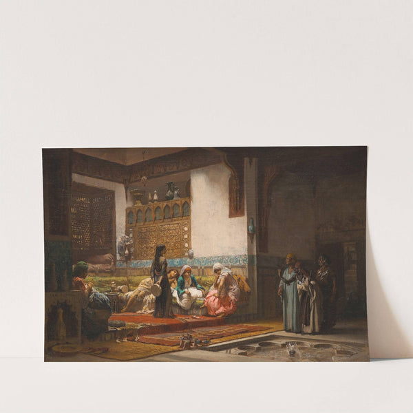 Moorish Interior (between ca. 1875 and 1879) by Frederick Arthur Bridgman