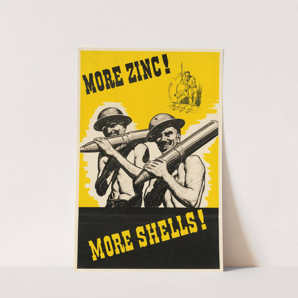 More Zinc! More Shells! by Anonymous