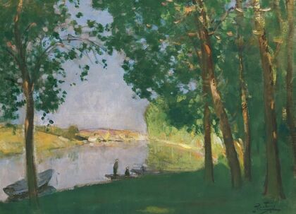 Moret Sur Loing, Bord De Rivière