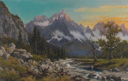 Morgenstimmung am großen Ahornboden (Karwendelgebirge) — size preview