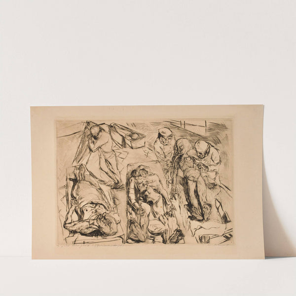 Morgue (1915) by Max Beckmann