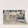 Moriya Pursuing Prince Shōtoku who Disappears into a Tree by Utagawa Kuniyoshi