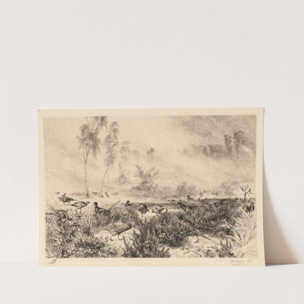 Morning Mists (Brumes de Matin) (c. 1880) by Félix Bracquemond