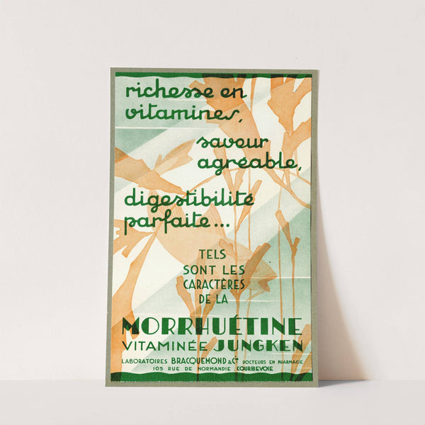 Morrhuétine (1910-1950) by Laboratoires Bracquemond et Cie