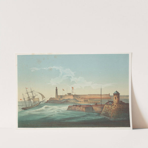 Morro y entrada puerto de la Habana (1855) by Pierre Toussaint Frédéric Mialhe