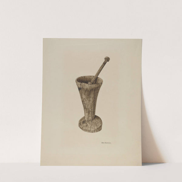 Mortar and Pestle (c. 1941) by Ursula Lauderdale