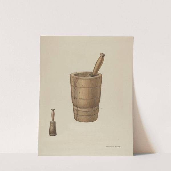 Mortar and Pestle (c. 1937) by Wellington Blewett
