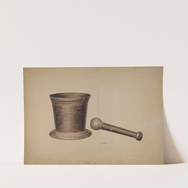 Mortar and Pestle by Edward Bashaw